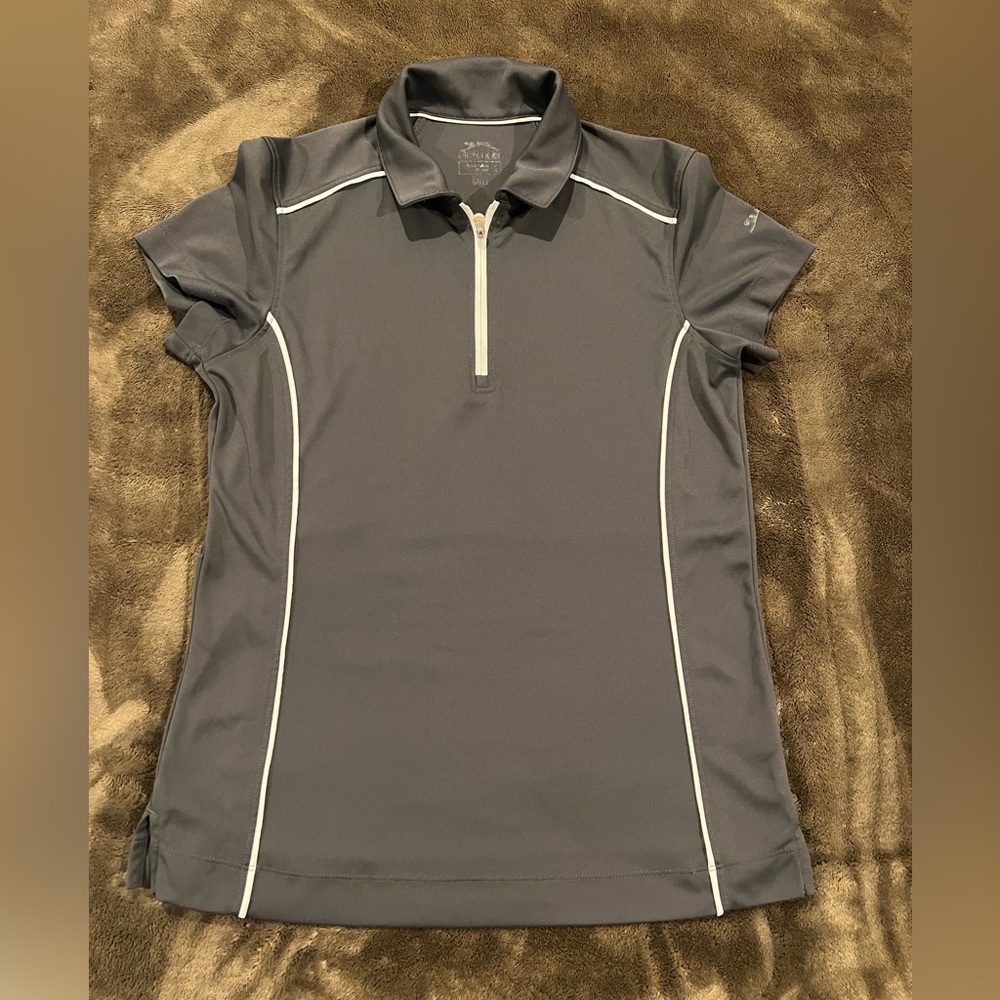 Slazenger Women’s Grey Golf Polo Sz Small.
